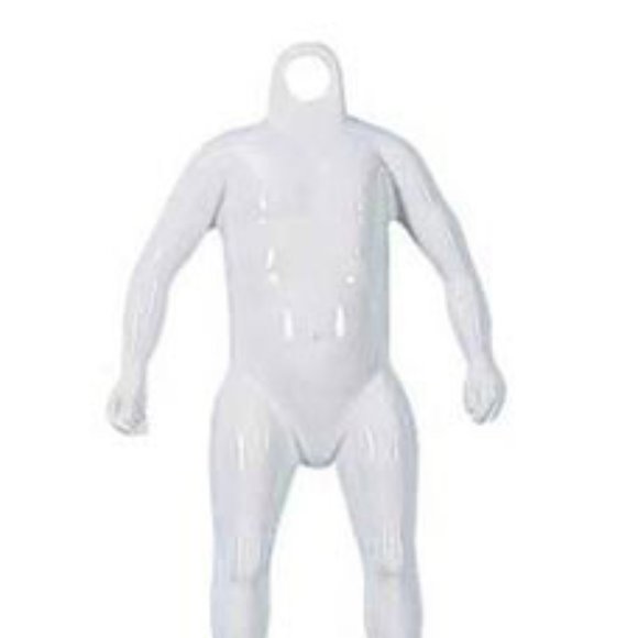 Economy Toddler White Plastic Fashion Form Mannequin - Picture 1 of 2